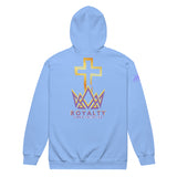 Royalty Unisex Zip Hoodie.