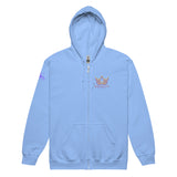 Royalty Unisex Zip Hoodie.