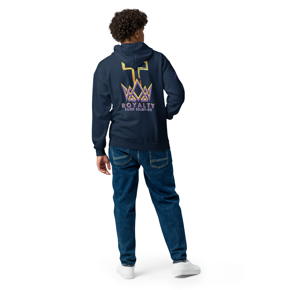 Royalty Unisex Zip Hoodie.
