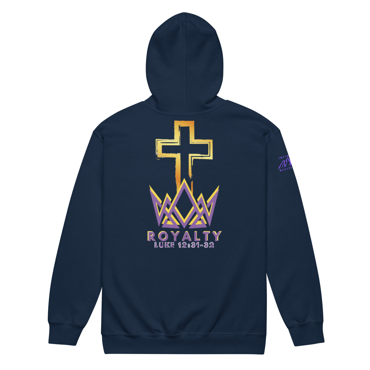 Royalty Unisex Zip Hoodie.