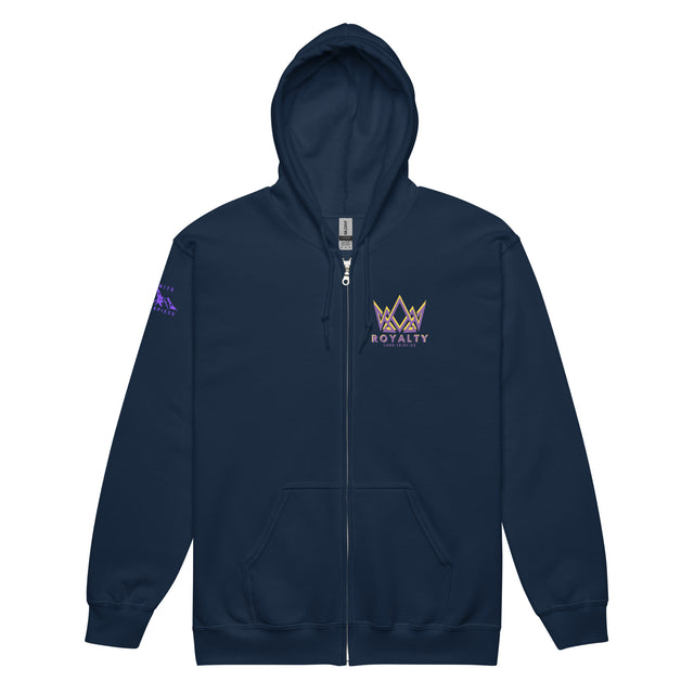 Royalty Unisex Zip Hoodie.