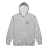 Royalty Unisex Zip Hoodie.