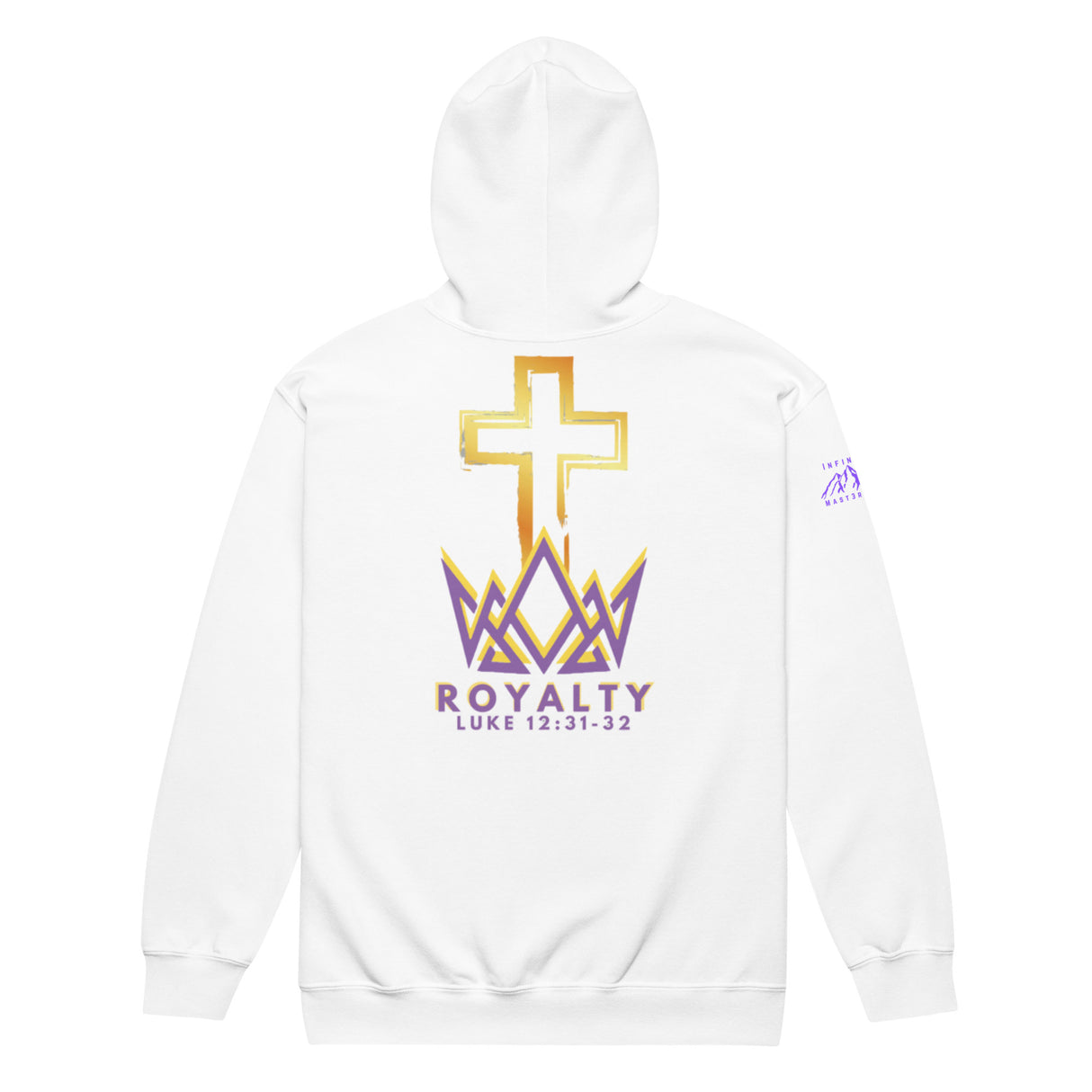 Royalty Unisex Zip Hoodie.