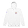 Royalty Unisex Zip Hoodie.