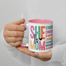 She is Mom Scripture Colorful Mug